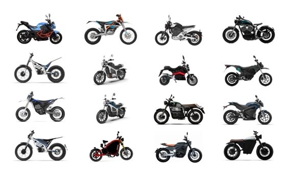 Modèles motos électrique équivalent 125