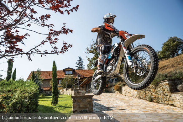 La gamme Freeride, ici la dernière E-XC, a marqué les premiers pas de KTM dans le deux-roues électrique