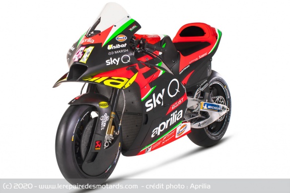 L'Aprilia RS-GP 2020 d'Aleix Espargaro