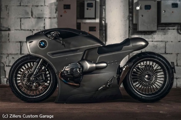 BMW R Nine T Zillers de côté