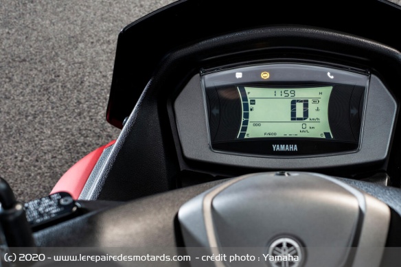 Le compteur LCD peut se connecter à l'application MyRide