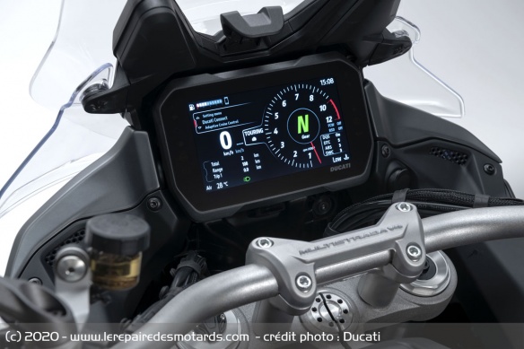 Compteur de la Ducati Multistrada V4 S