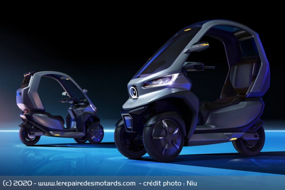 Scooter 3-roues électrique NIU TQi-GT Scooter 3-roues électrique NIU TQi-GT