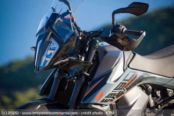 La fourche WP Apex n'est ici pas réglable