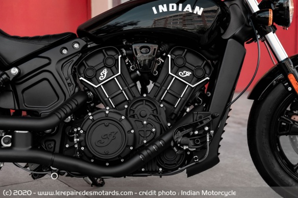Le V-Twin développe 78 ch et 88 Nm