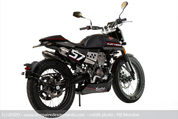 La Flat Track 125 est proposée à 4.485 euros La Flat Track 125 est proposée à 4.485 euros
