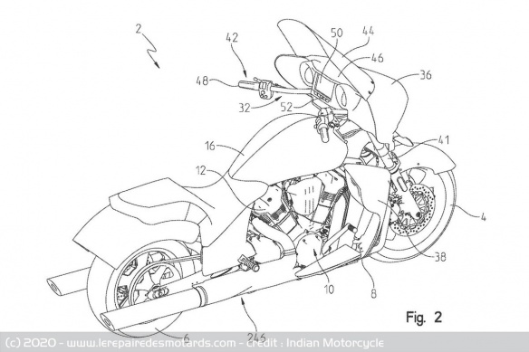 Un autre tourer Indian à refroidissement liquide