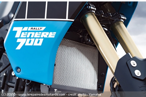 La protection de radiateur de la Rally Edition