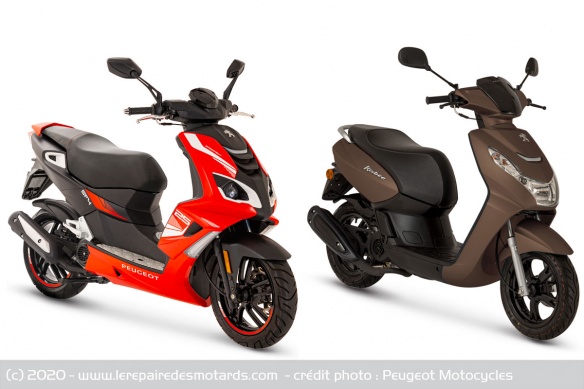 Scooters Peugeot Speedfight 4 et Kisbee