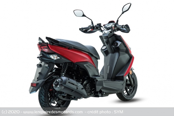 Vue arrière - scooter SYM Jet 4 RX