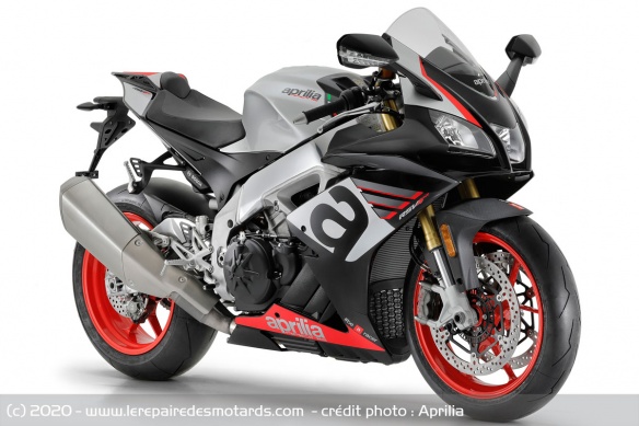 L'actuelle Aprilia RSV4 RR L'actuelle Aprilia RSV4 RR