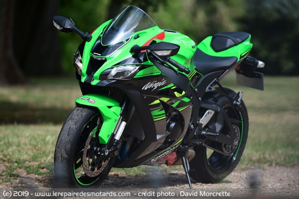 L'actuelle Kawasaki Ninja ZX-10R