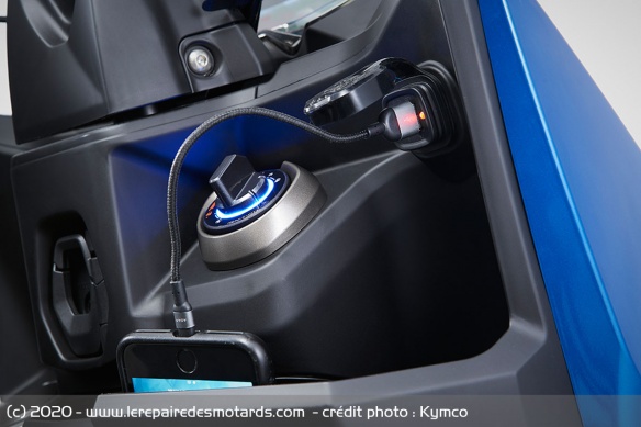 Port USB du Kymco KRV