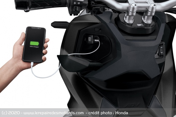 Vide-poche du Honda ADV 150