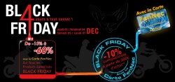 Black Friday : jusqu'à 70% de réduction sur l'équipement moto