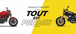 Ducati offre le permis A2