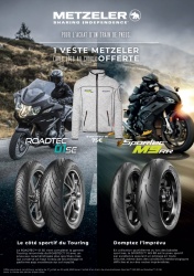 Promo moto : Metzeler offre une veste avec ses pneus