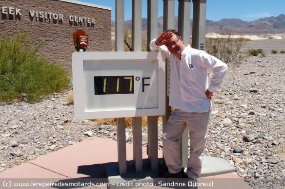 117° F soit seulement 47°C lors de notre roadtrip