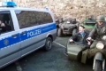 Déguisé Hitler à festival motos anciennes