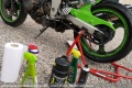 Avant restauration nettoyer moto