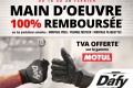 Promo main oeuvre remboursée