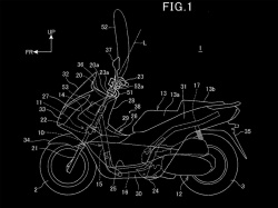 Un airbag pour les scooters Honda