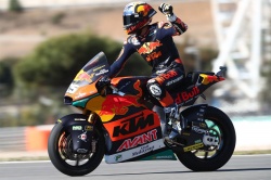 Moto2 : pole position Raul Fernandez (c) photo : Red Bull KTM Ajo
