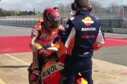 Marquez reprend la piste