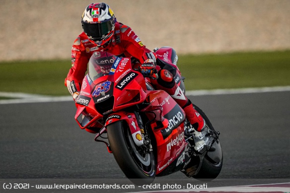 Jack Miller sur la Ducati Desmosedici GP21