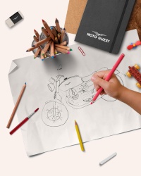 Moto Guzzi fait designer ses motos par des enfants