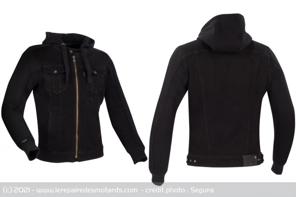 Le blouson Jessy est également décliné en noir Le blouson Jessy est également décliné en noir