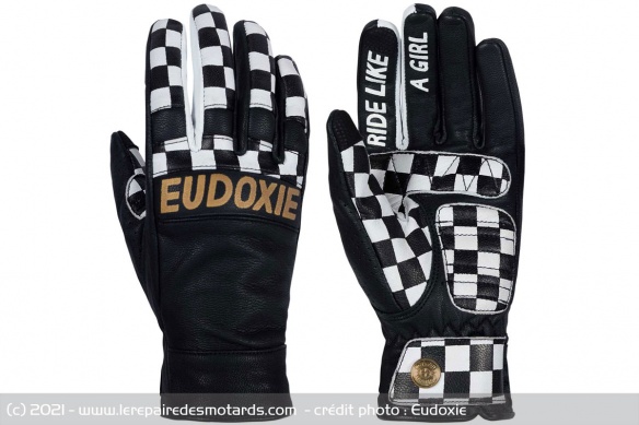 Gants cuir femme Eudoxie Gold Gants cuir femme Eudoxie Gold