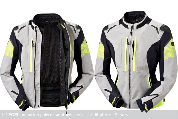 Le blouson textile E-21.01 pour motardes Le blouson textile E-21.01 pour motardes