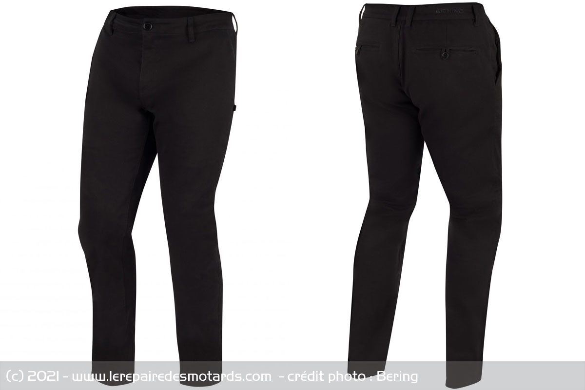 Pantalon Moto BERING CHICAGO - Textile, Taille XS - Hiver, étanche, Réfléchissant, Avec Doublure