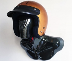 Un buste support de casque mural