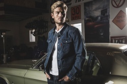 Veste en jean moto Segura Terence