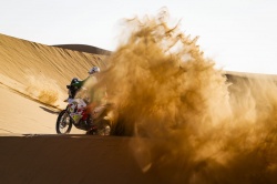 Pierre Cherpin durant la deuxième étape du Dakar 2021 - Crédit photo : A.S.O./F.Gooden/DPPI