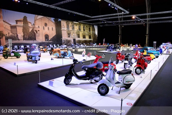 L'Autoworld Museum accueille 75 scooters de 1947 à aujourd'hui L'Autoworld Museum accueille 75 scooters de 1947 à aujourd'hui