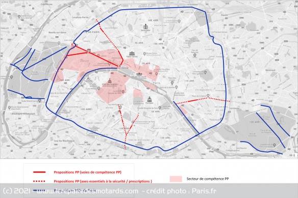 Carte des axes qui restent à 50 km/h Carte des axes qui restent à 50 km/h
