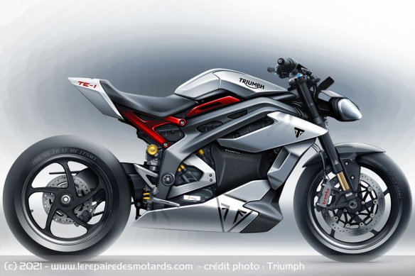La prototype électrique Triumph TE-1