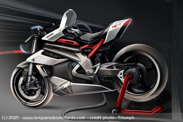 La prototype électrique Triumph TE-1