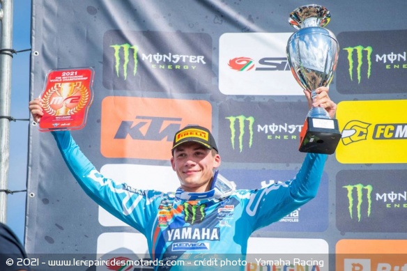 Maxime Renaux Champion du Monde Motocross (c) photo : Yamaha Racing
