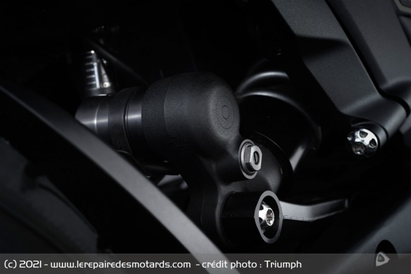 Amortisseur arrière des Triumph Rocket 3 Black