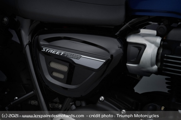 L'habillage de la Street Twin a été redessiné