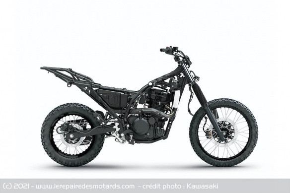 La KLR 650 reçoit un nouveau cadre La KLR 650 reçoit un nouveau cadre