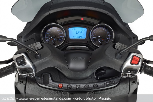 Tableau de bord du Piaggio MP3 400 HPE Tableau de bord du Piaggio MP3 400 HPE