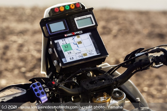 L'instrumentation avec dérouleur de roadbook