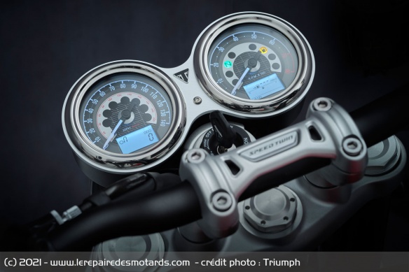 Compteur de la Triumph Speed Twin