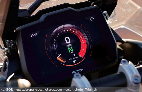 Ecran TFT couleur Triumph Tiger 1200