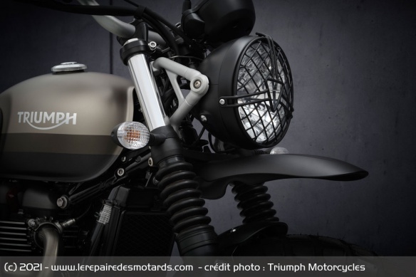Garde-boue avant de la Triumph Street Scrambler 900 Sandstorm Edition